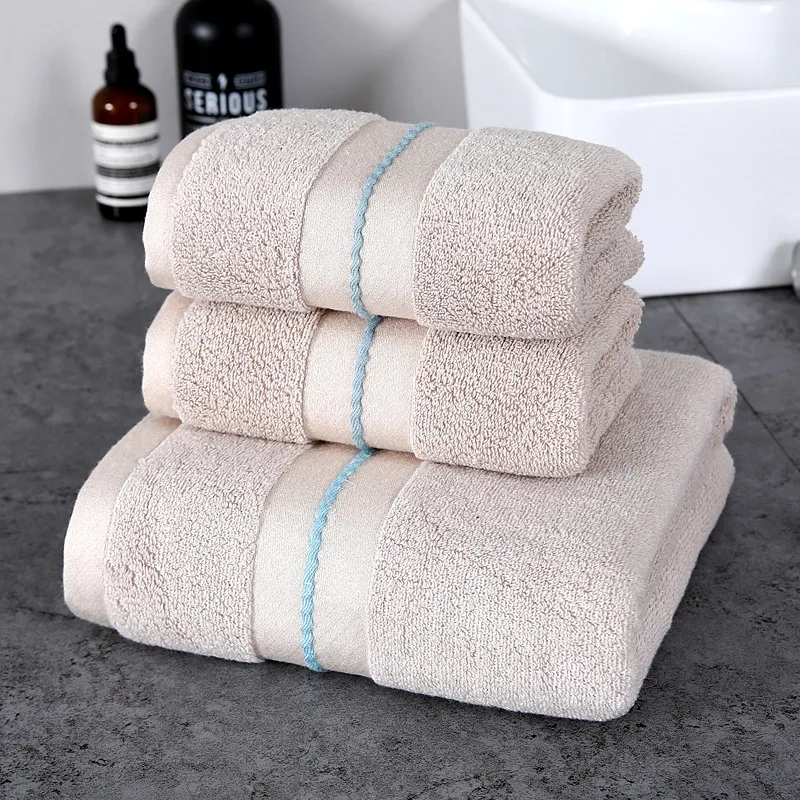 Hot sale custom logo luxury spa hand face towel sets 100% cotton salon hotel hilton towel