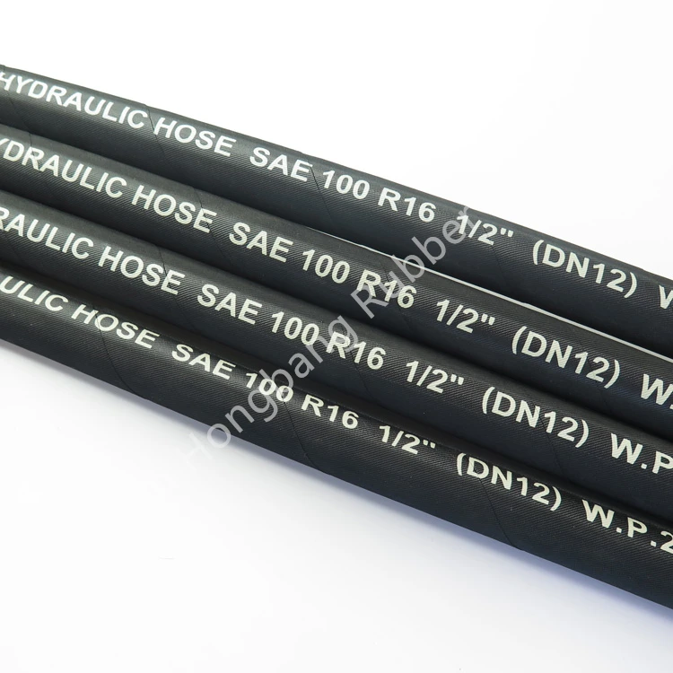 Flame-retardant conductive electrostatic steel wire braided hydraulic hose with one layer of steel wire