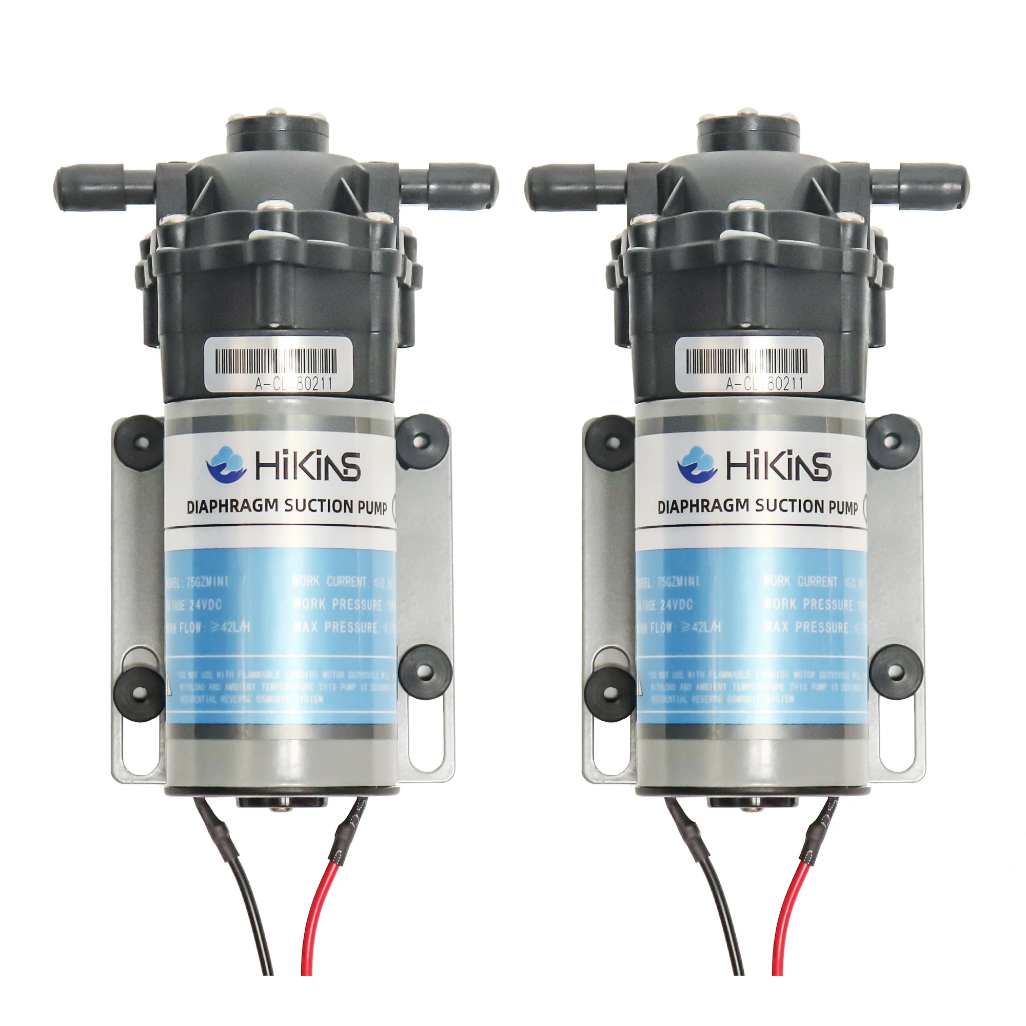 Hikins завод OEM 75GPD мини-размер 24 В DC самовсасывающий диафрагменный насос для очистителя воды