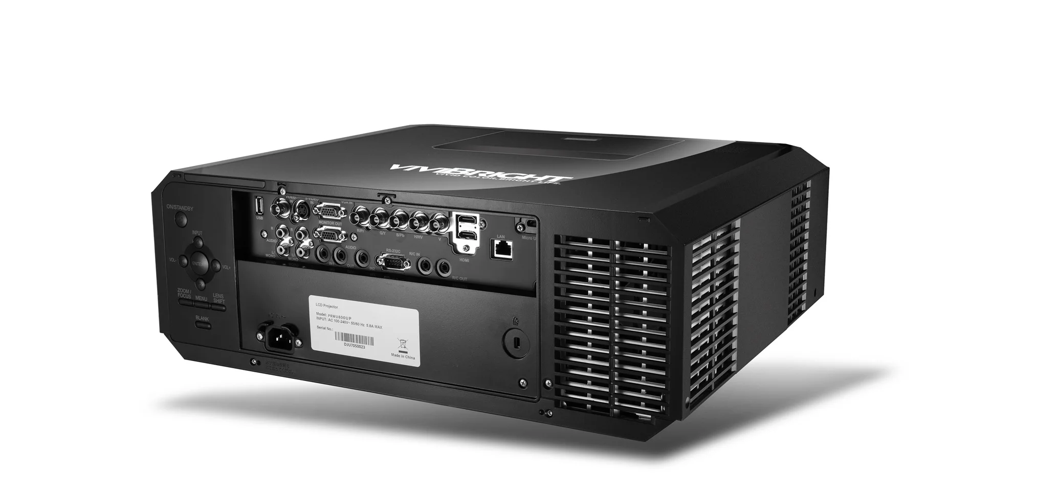 
VIVIBRIGHT PRWU800UP full hd 3d laser dlp led projector wireless video projector 360 degree dome outdoor projector 