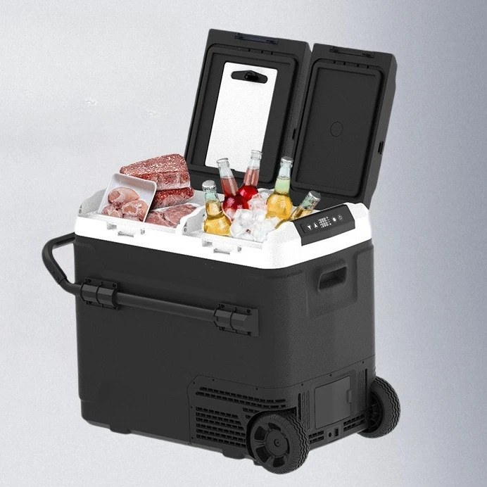 mini Refrigerator portable car use Cooler Box Refrigerator 12v 24v Compressor Travel Cooler Box Refrigerator