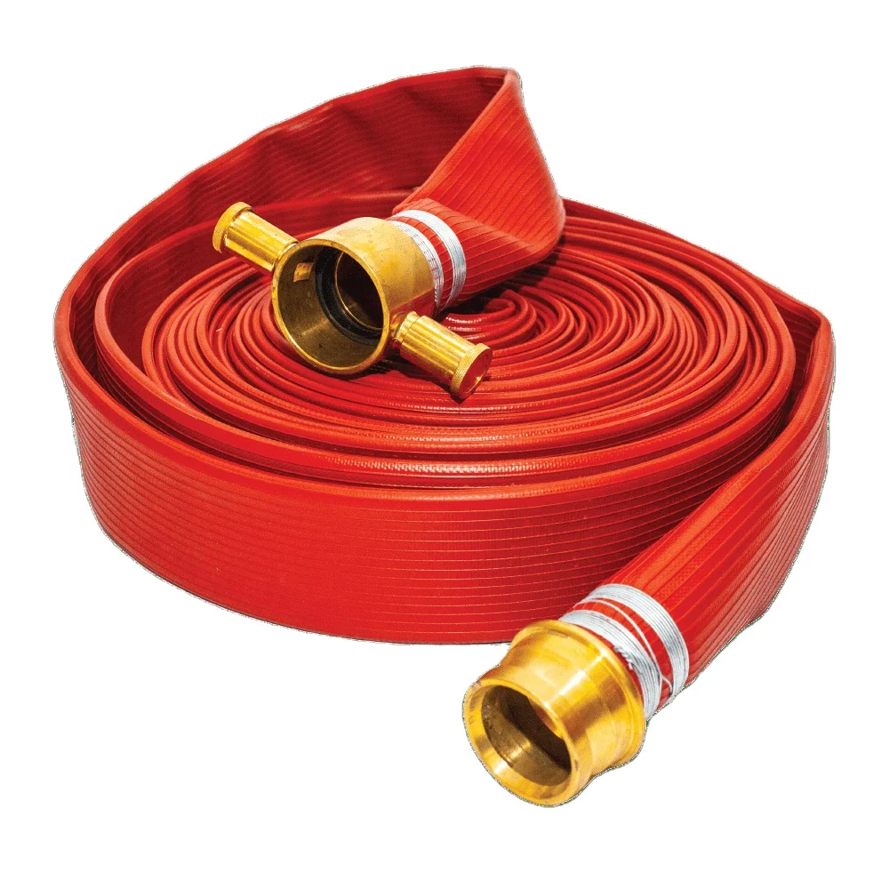Best Rubber Durable Fire Extinguisher Hose Red Used Fire Fighting Hose Pipe