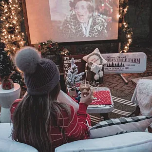 Christmas Vacation Clear Glass Moose Mug