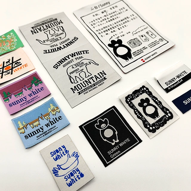 Фабричная оптовая продажа тканая этикетка для шеи высокого качества, индивидуальная этикетка высокой плотности