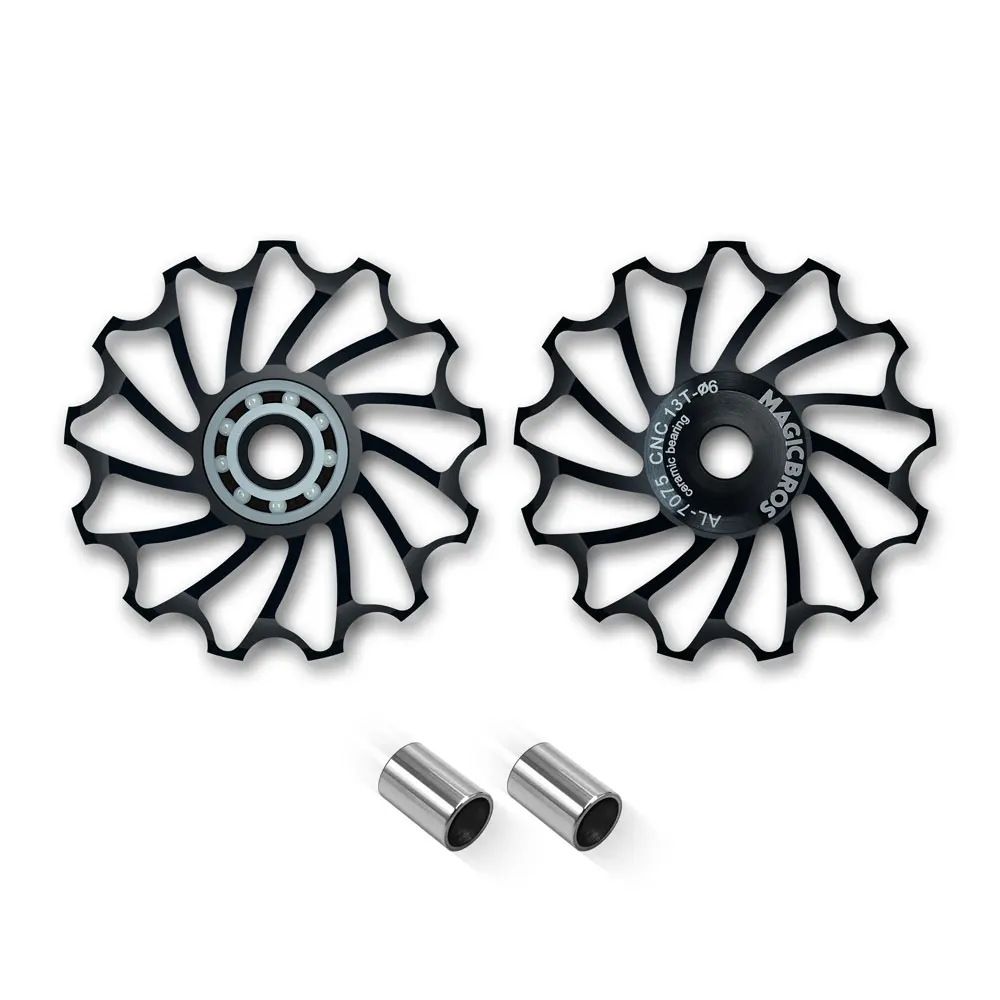 11T 13T Mtb Road Bike Guide Roller Rear Derailleur Transmission Bicycle Wheel Rear Derailleur Ceramic Bearing Pulley