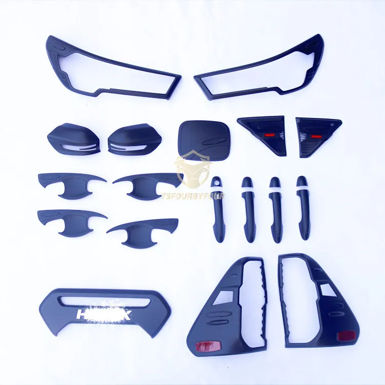 ABS Plastic Exterior Rear Tail Light Cover For Hilux Revo 2021 2022 Taillight Trim Covers Accessories