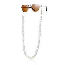 Handmade Imitation Pearl Chains Women Creative Eyeglass Holder Chain Neck Strap
