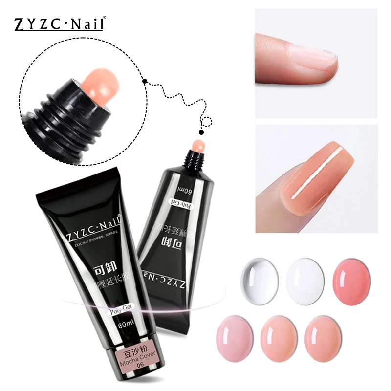 Quick Extension Acrylic Gel Varnish OEM Private Label Soak off Glitter Color Poly Nail Gel Polish