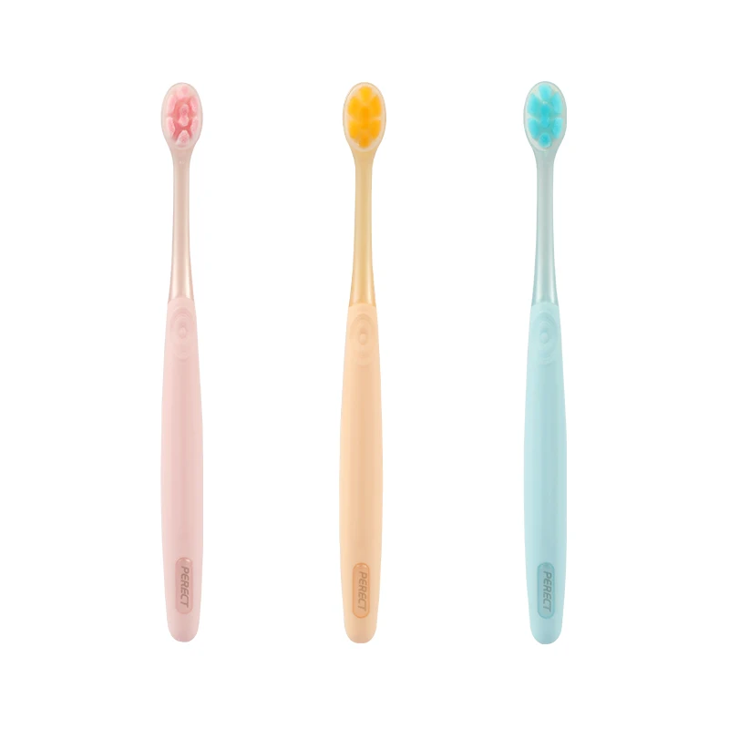 Oral Care Tooth Brush Nano Toothbrush Bristles Plastic PERFCT Anchorless Tufting OEM Adult Ultra Soft 10000 OEM Colors Nylon