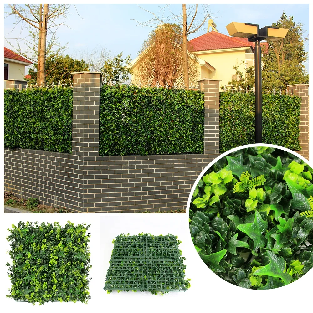 Sunwing free size artificial boxwood grass hedge foliage mat wall squares boxwood panel