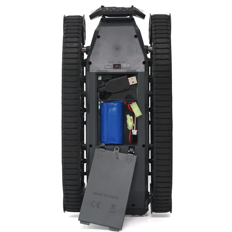 New 1:12 Can Drift 360 Degrees 2.4G Boy Alloy High Speed Spray RC Remote Control Tank Toy Car