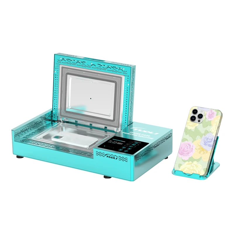 TuoLi Innovative Trends Product 2024 DIY Mobile Phone Case Machine Wifi APP Online Custom Mobile Cover Printer For All Brand