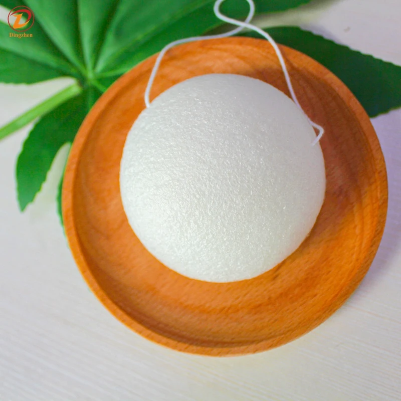 Wholesale Eco-Friendly Konjac Sponge for Body Face Activated Charcoal Exfoliating Facial 100% Natural Organic Konjac Sponge