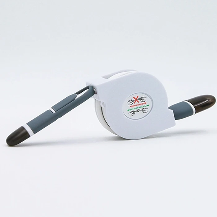 SHANPIN 2IN1 Retractable cable 1M 3ft 2a self tractable usb cable l