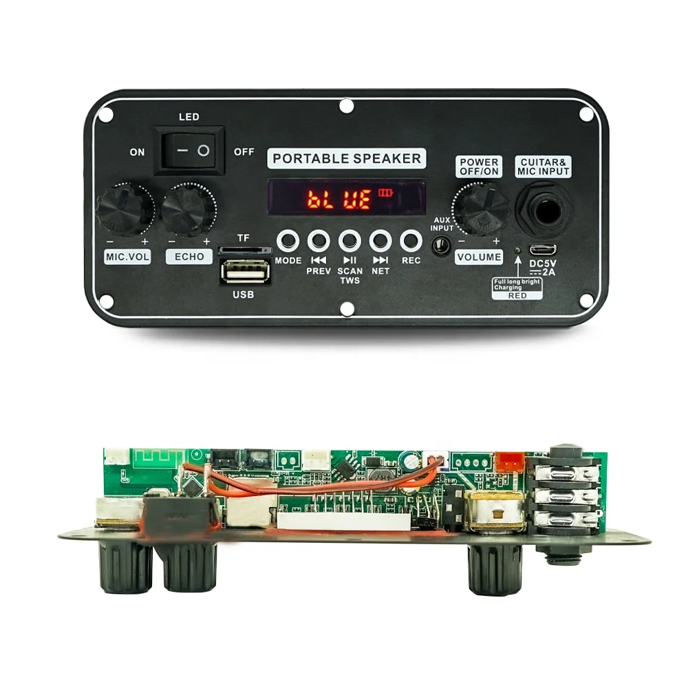 Bluetooth Amplifier Board 10W 3.7V MP3 Bluetooth MP3 Player Module For Trolley Pull Rod Sound Speaker