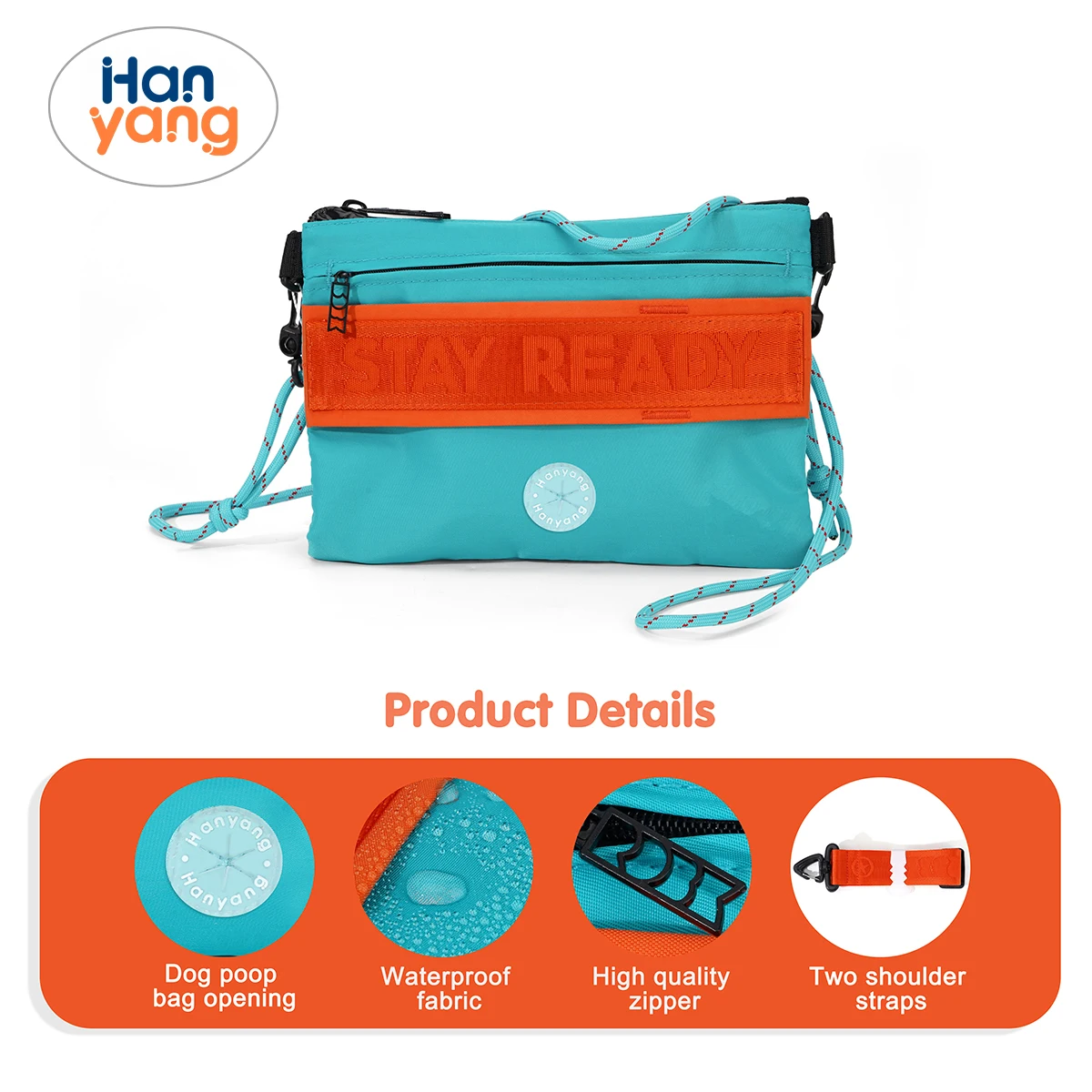 New dog accessories Neoprene Portable Pet Waste Bag Dispenser Treat Pouch Walking Bag Holder Poop Bag Dispenser