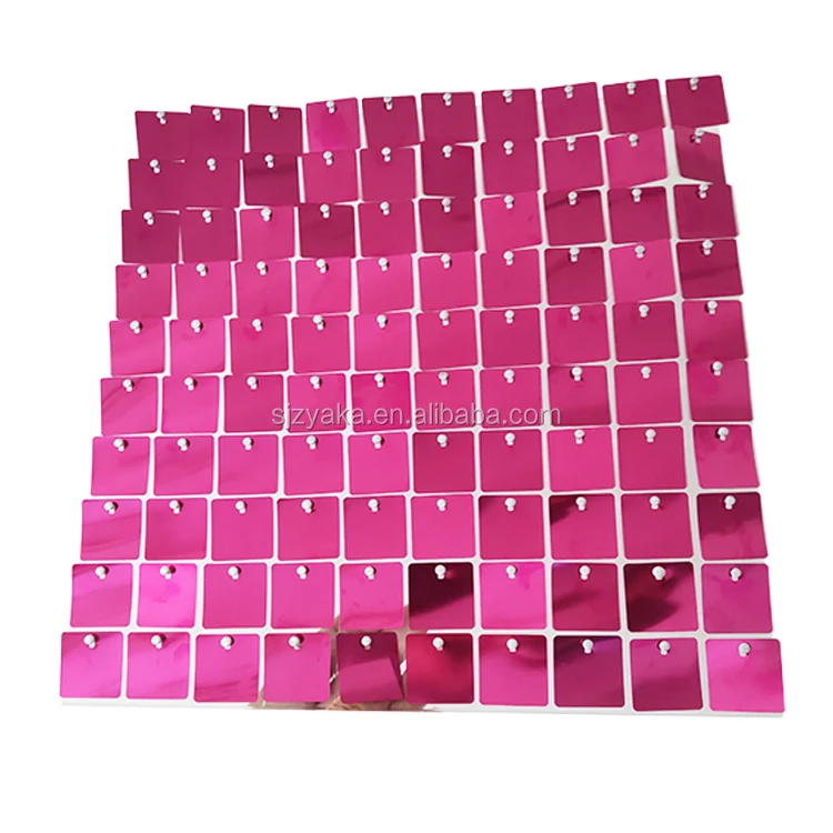 New colors interlocking glitter panel wedding party events use sequin panels shimmer wall backdrop