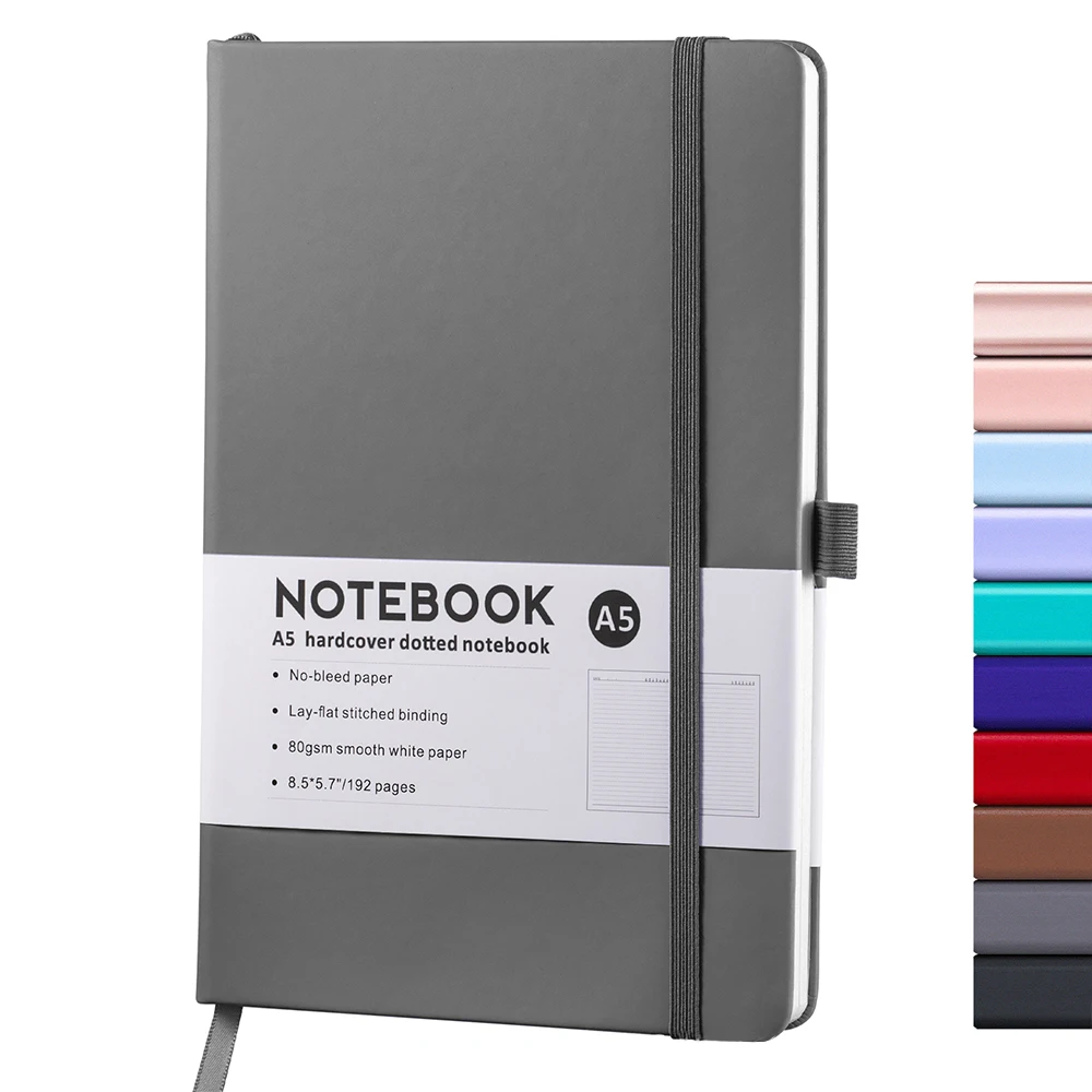 Promotional Beautiful Spiral Binding Recycled Paper Recycled Paper Disc Bound Notebooks For Students