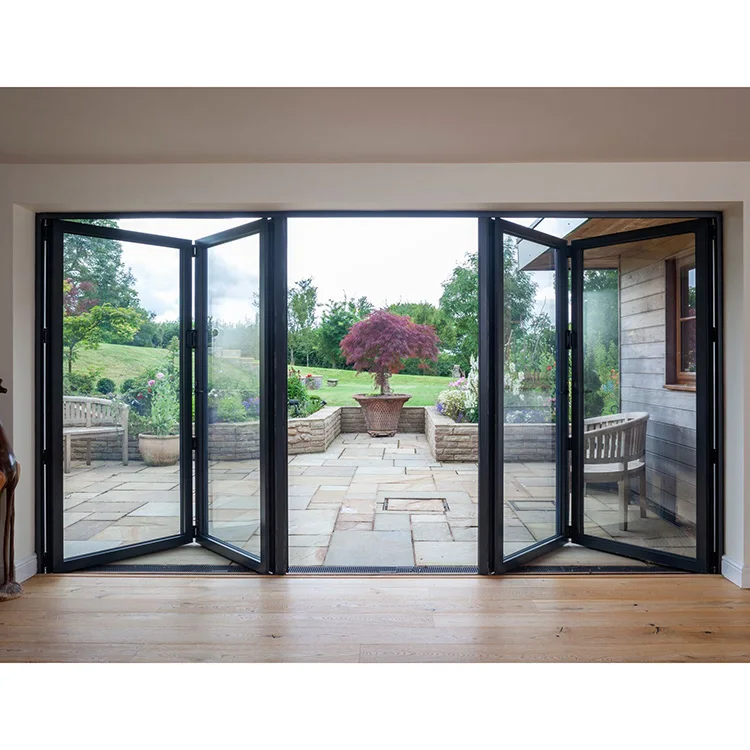 10 Year Warranty Anodized Economic Folding Exterior Bifold Door