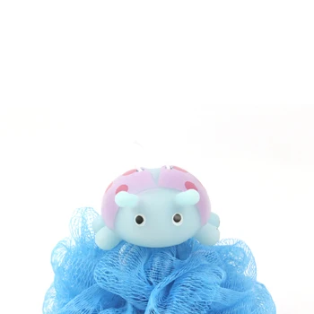 Красочная резиновая сетчатая губка для ванны с животными подходит кожи разных людей