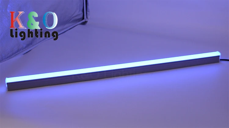 Building decoration Led outdoor facade linear strip lighting RGB DMX led tube line light