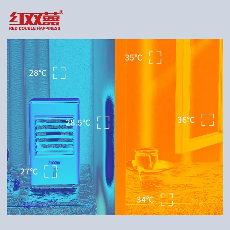 Small mini plastic body air conditioner air cooler