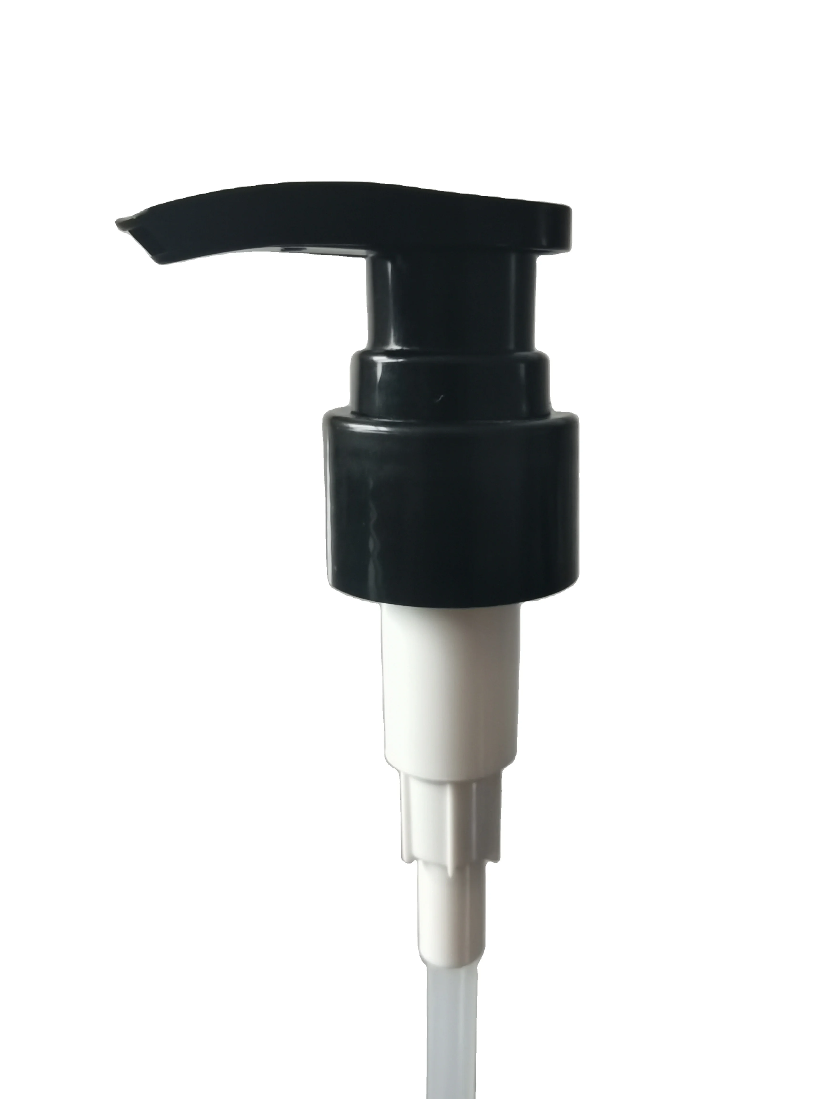 Custom Black Plastic 24/410 & 28/410 Pump Sprayer Bottle Cap Liquid Soap & Lotion Dispenser with Locking Feature