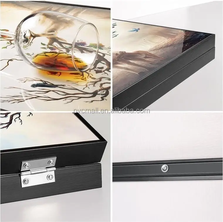 Custom decorations art pieces decorative electric meter box cover canvas crystal porcelain wall art painting