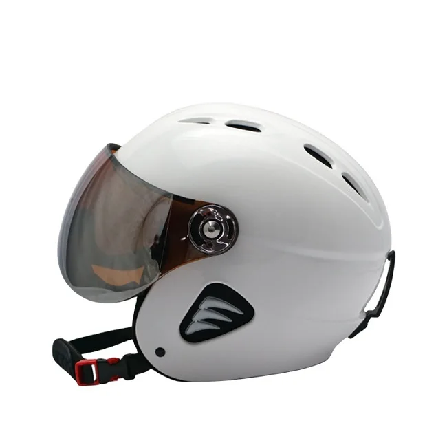 White ABS+EPS Material Safety Helmet Wholesale Customized Snowboard Helmet Sturdy Outdoor High Quality Sport Helmets