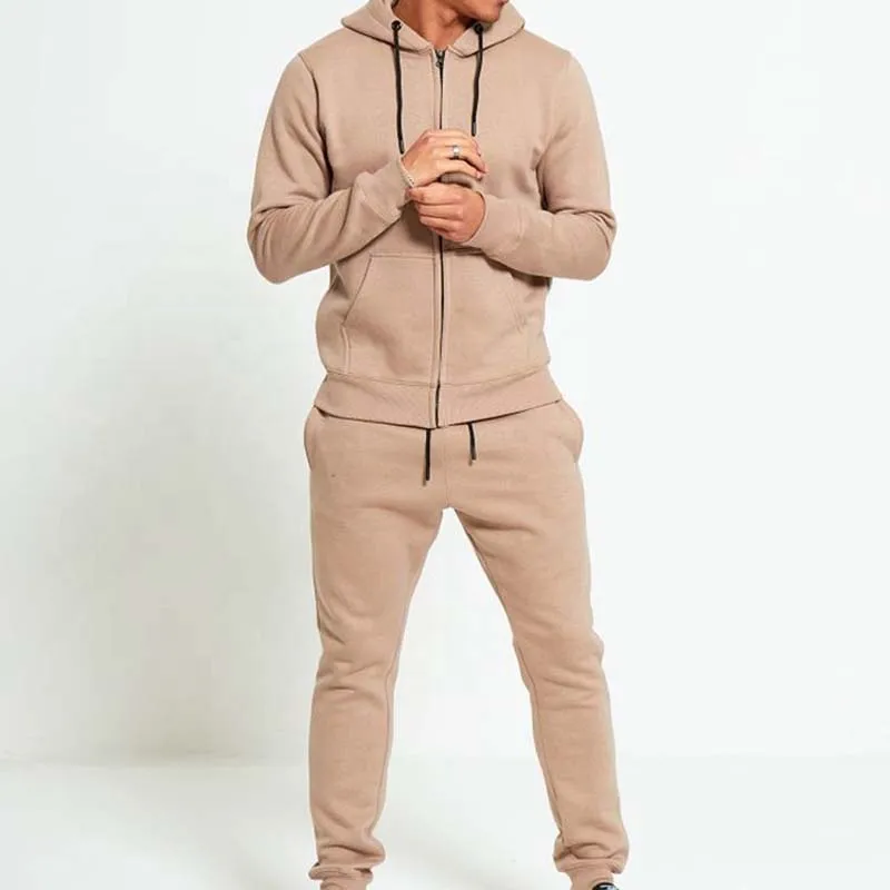  2 вeщи нa мoлнии jogger slim fit футбола изготовленный на заказ мужские беговые кроссовки хлопчатобумажный спортивный костюм для мужчин Спортивная