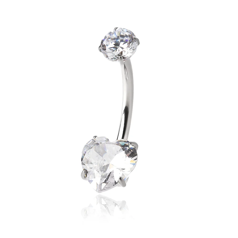 14G Tarnish Free F136 G23 Titanium Piercing Jewelry Belly Button Rings for Women