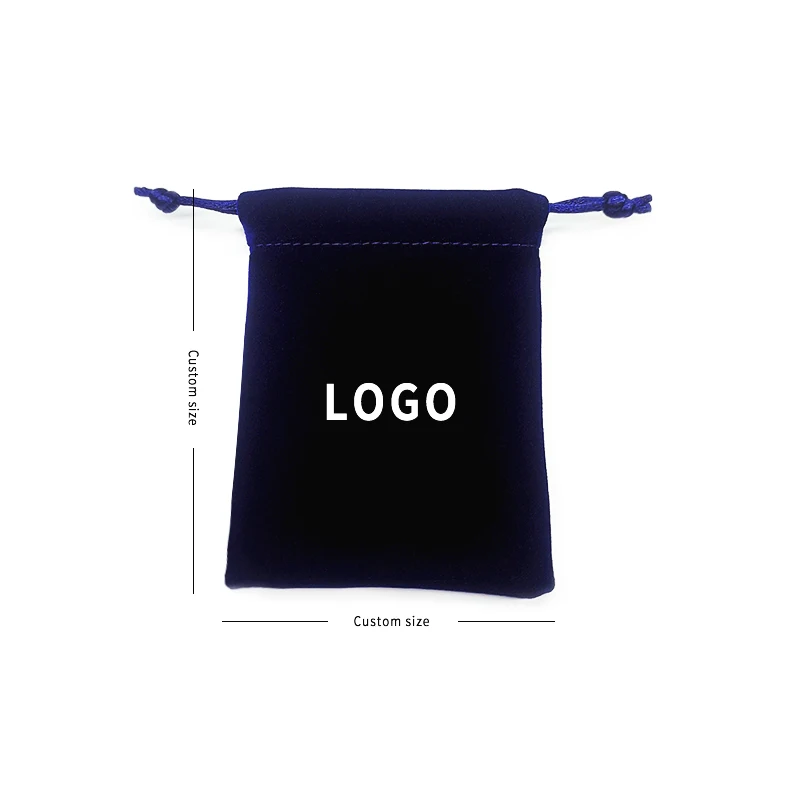 Fashion Black Jewelry Pouches Velvet Gift pouches Bags