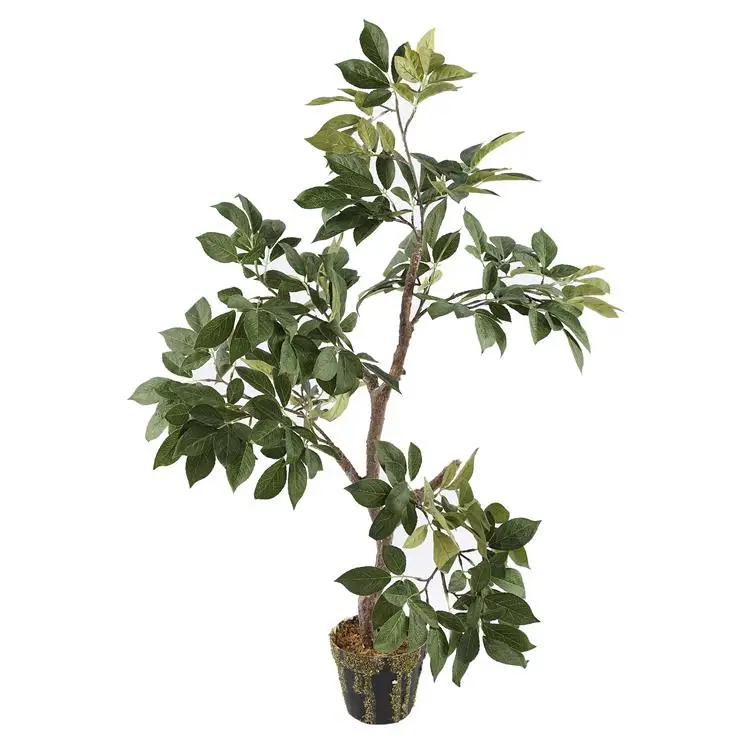 New design artificial leaves plants artificial plastic bonsai trees sale for indoor decoration