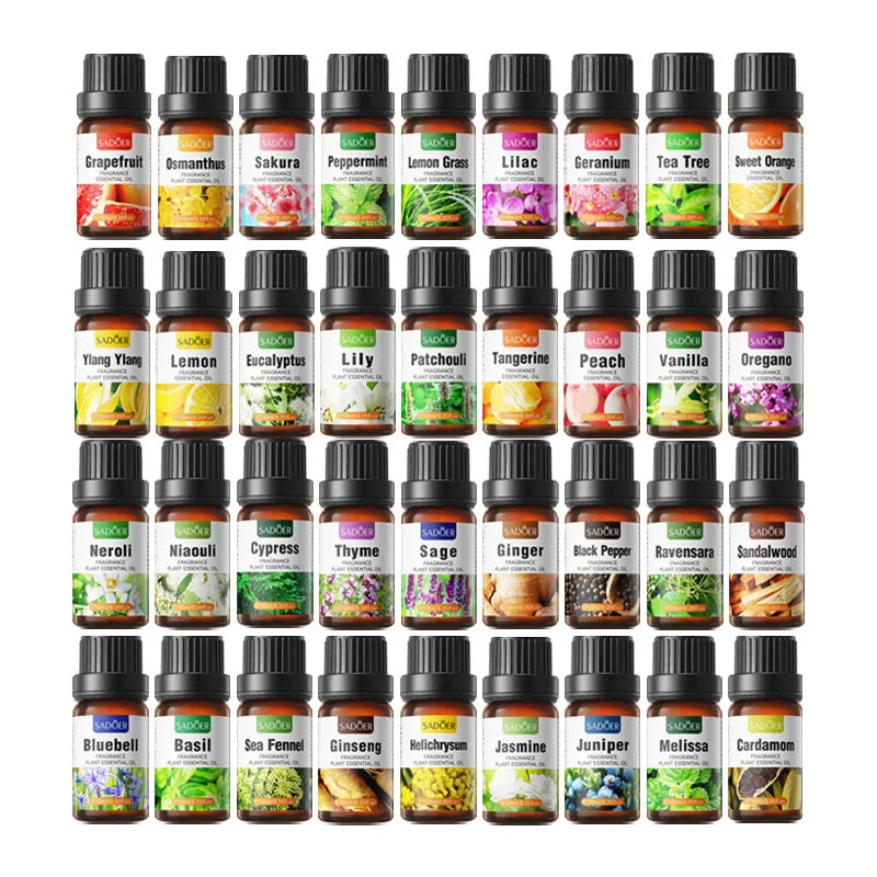 Wholesale Bulk Essential Oil Organic 100% Pure Natural Massage Private Label Aromatherapy Essential Oil