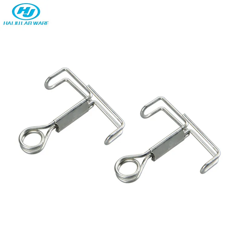 HAIJU LAB Spring Steel Lab Tubing Clip Spring Water Stop Clamp For Rubber Hose Latex Hose