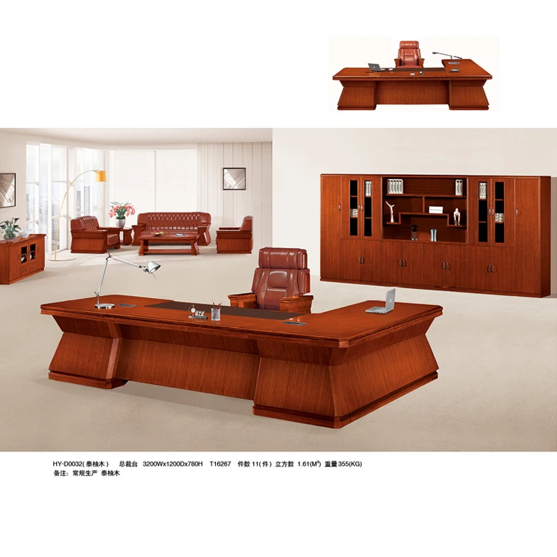 HY-D6926 Luxury Director Contemporary Simple Trading Chairman Manufacturer Reasonable Price Executive Office Writing Desk
