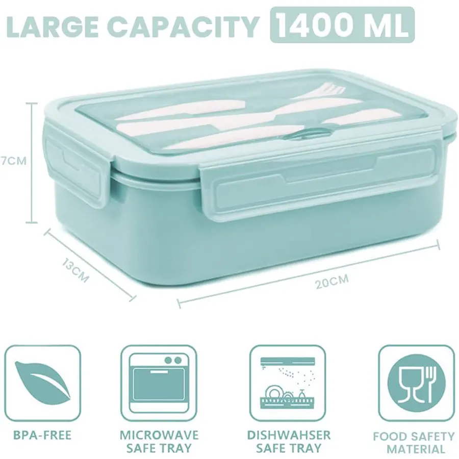 Compartments kids bento box Microwave safe school tiffin box eco friendly reusable lunch box