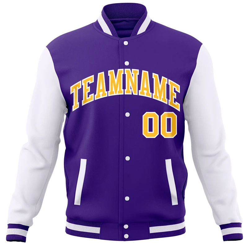 Wholesale Personalized Breathable Casual Coats Customized Baseball Bomber Varsity Jackets For Unisex