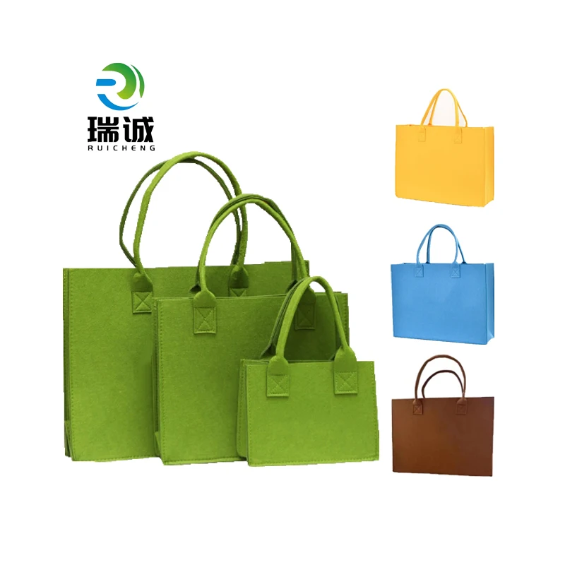 Многоразовая сумка на плечо из войлока