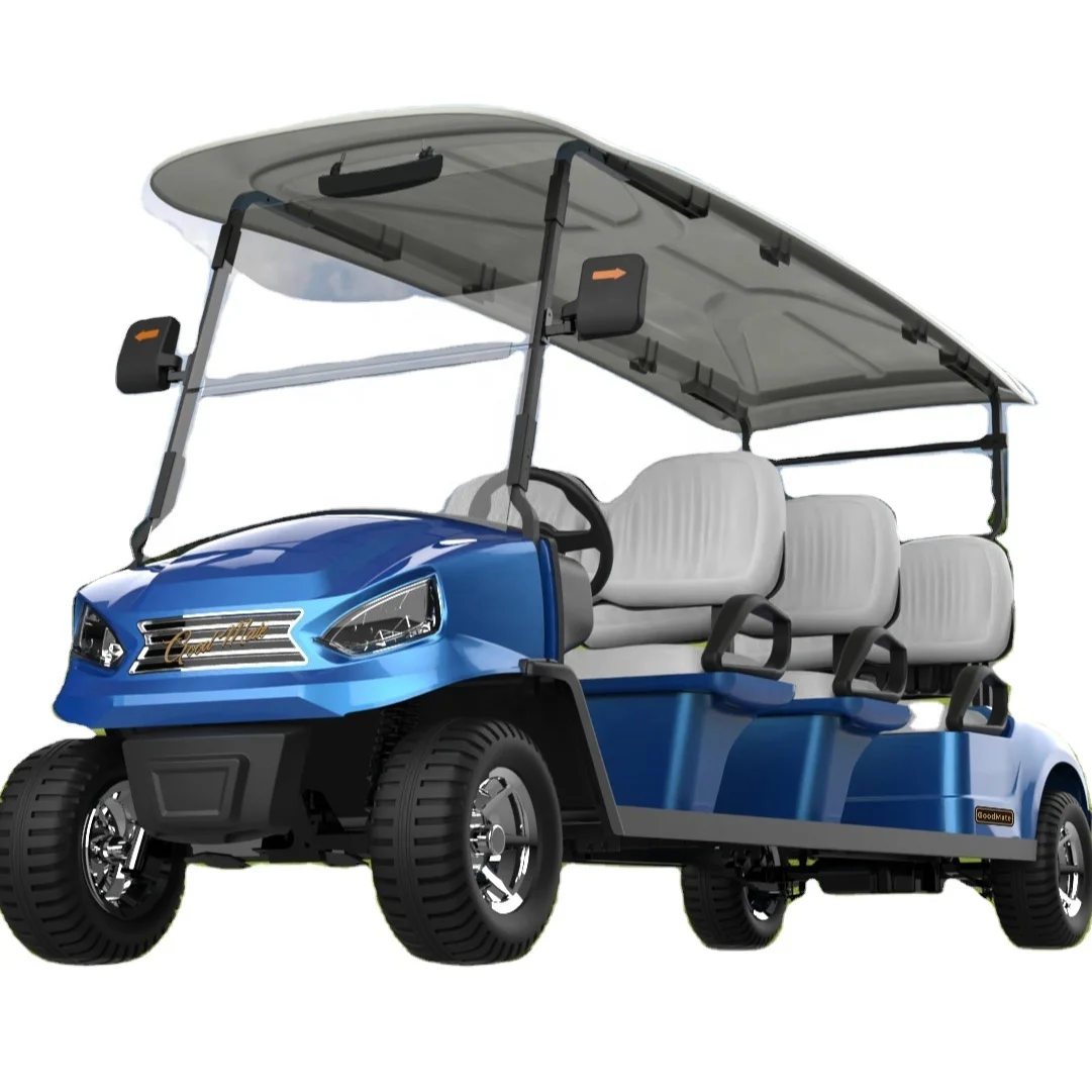 6 Seater Electric Golf Cart, Utility Buggy Food Golf Carts