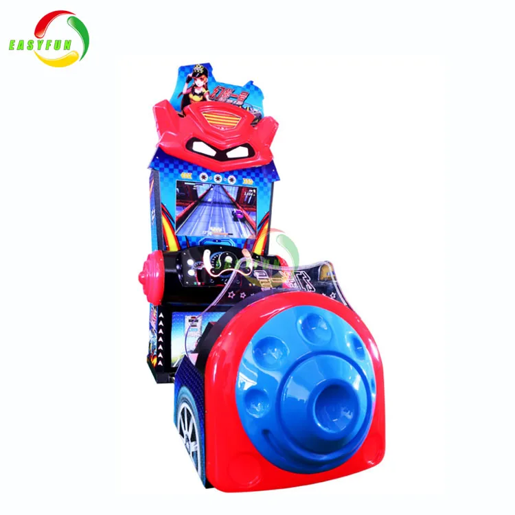 EASYFUN factory coin operated 22 lcd Kids simulator car racing game machine for indoor park