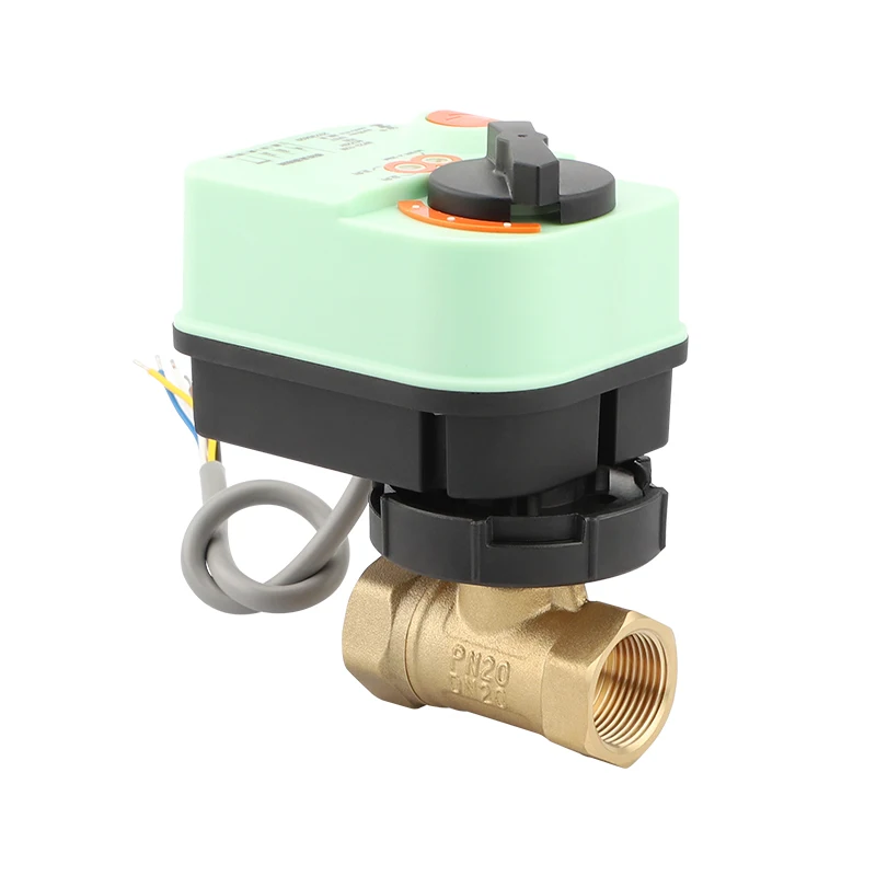 OEM Customizable Electric Actuator with 0-10V Analog Control and RS485 Water Media Ball & Angle Structure Control Valves