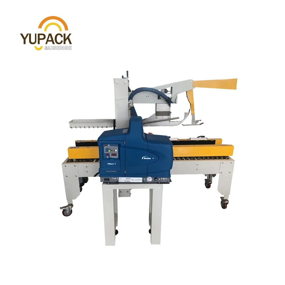 YUPACK FXJ-AT5050 automatic hot melt glue carton box sealer