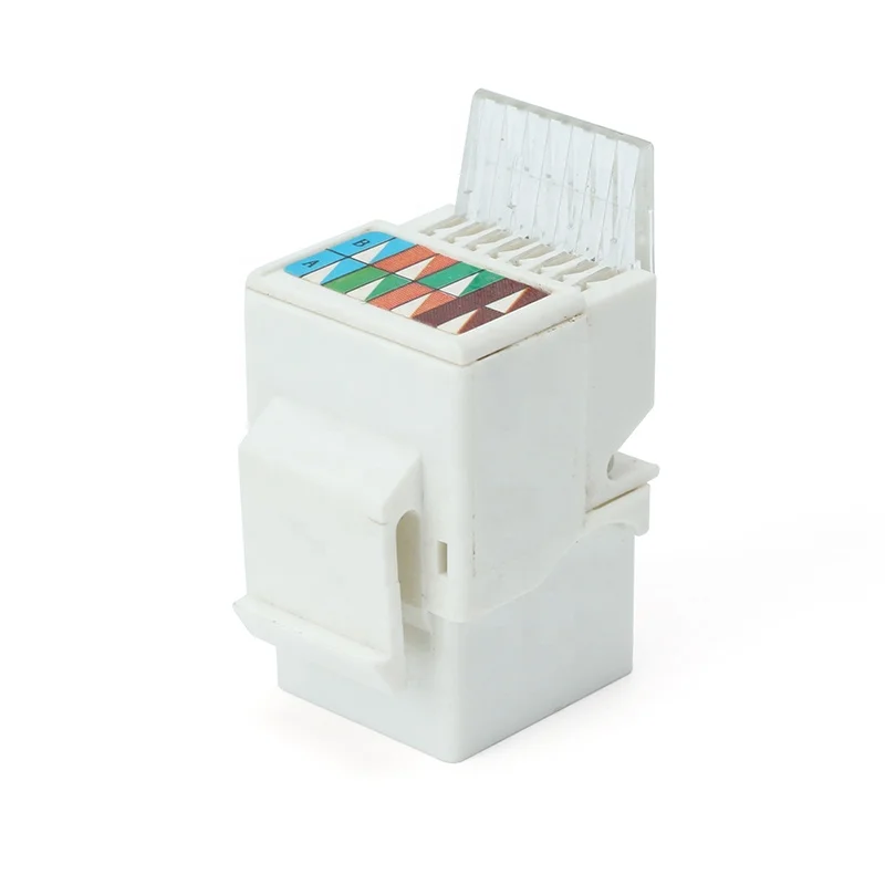 PC Material CAT6 RJ45 Toolless UTP Keystone Jack