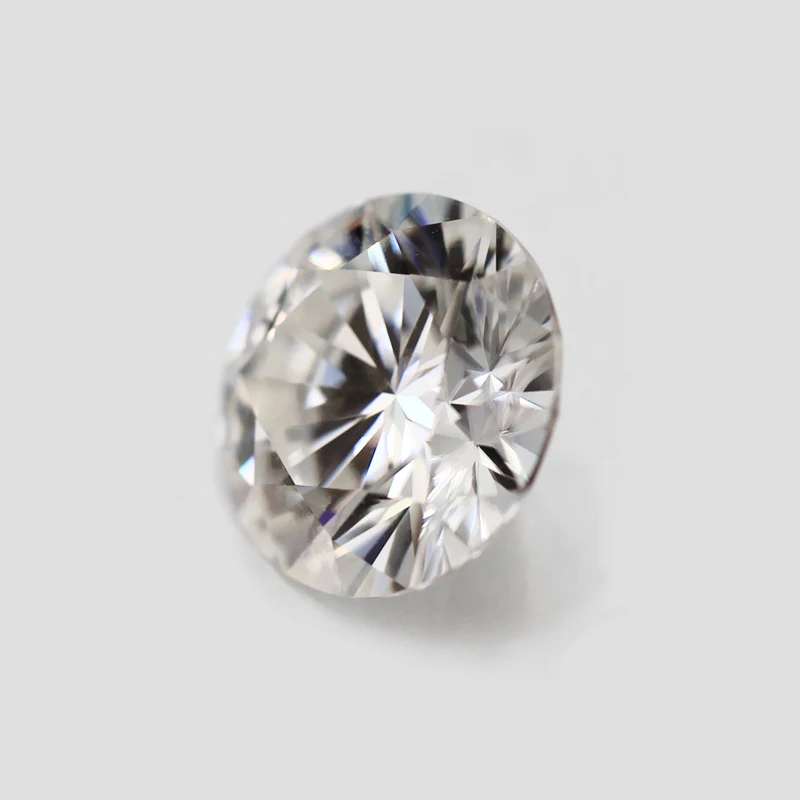 Wholesale Round Brilliant Cut Lab Grown Diamond DEF Color Moissanite Stone Price Per Carat Moissanite