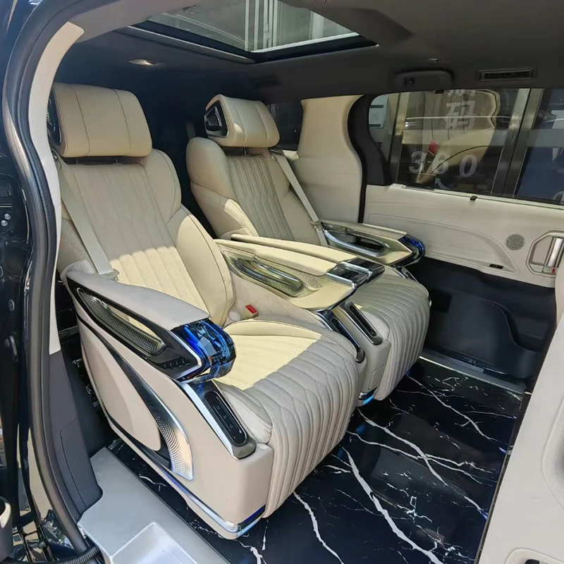Wireless Charging Luxury Modified Car Accessories Electric Seats For TOYOTA Granvia