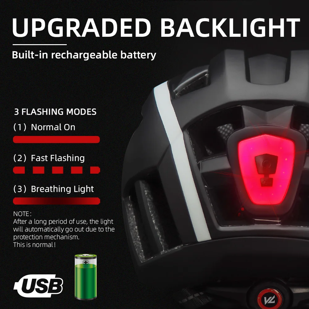 VICTGOAL USB Bike Helmet with UV400 Goggles Sun Visor Men skiing smart helmet and mask for cycling ODM OEM ADULTS Bicycle Helmet