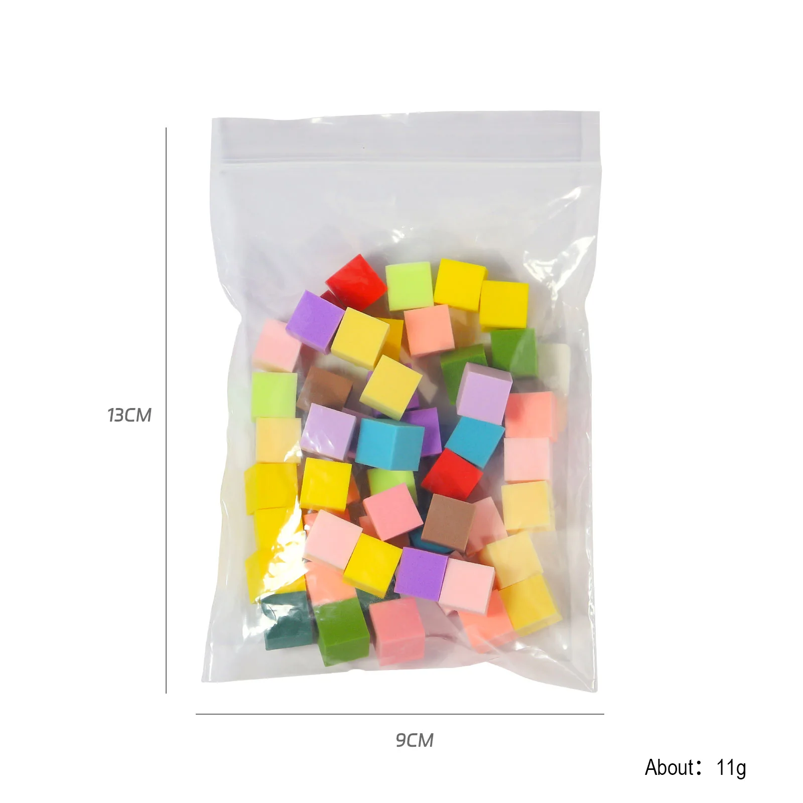 Nail 1cm tofu nuggets Nail sponge small square nail sponge art whosale