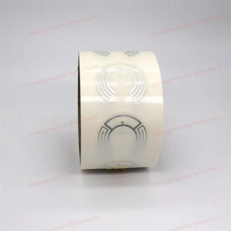 Hot Selling vhf uhf antenna adhesive wet inlay waterproof UHF RFID Sticker Tag