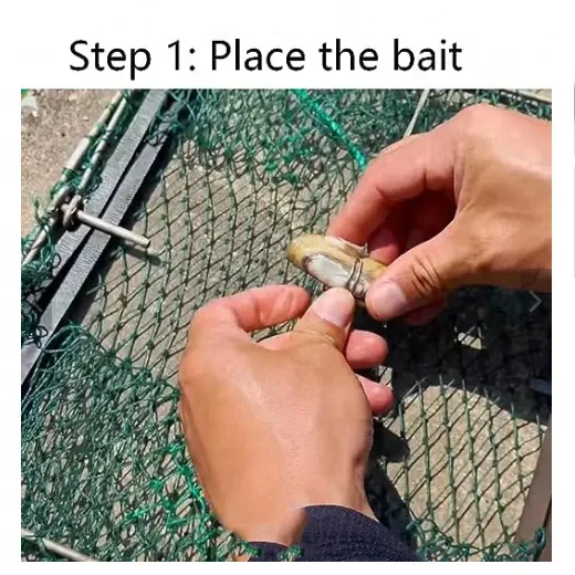 Professional portable fishing Crab Traps fish Crab Pots for Blue Crabs with Float and Rope 12.9 inch